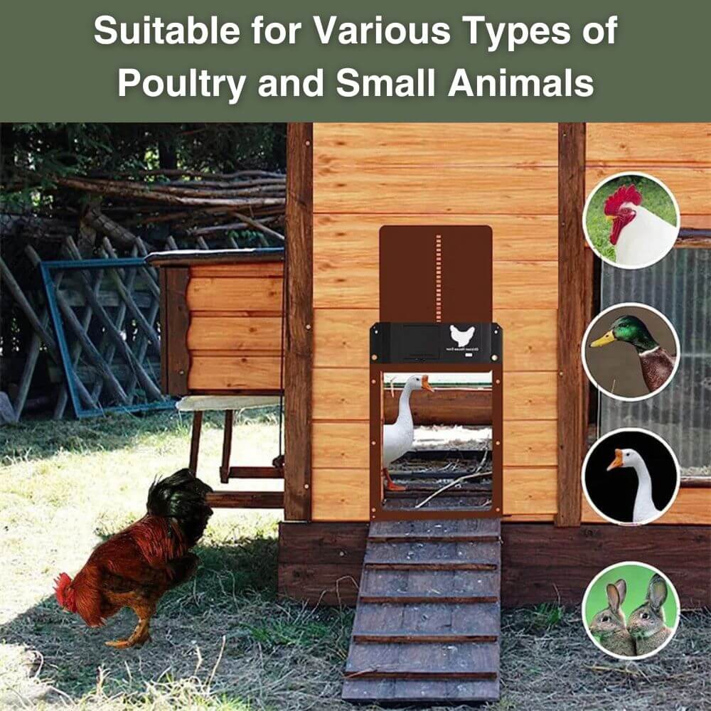 ChickGuard Pro™ Automatic Chicken House Door