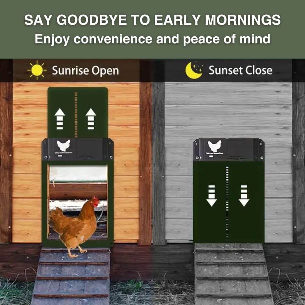 ChickGuard Pro™ Automatic Chicken House Door