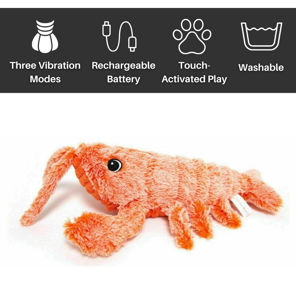 Loco Lobster™ Interactive Dog Toy