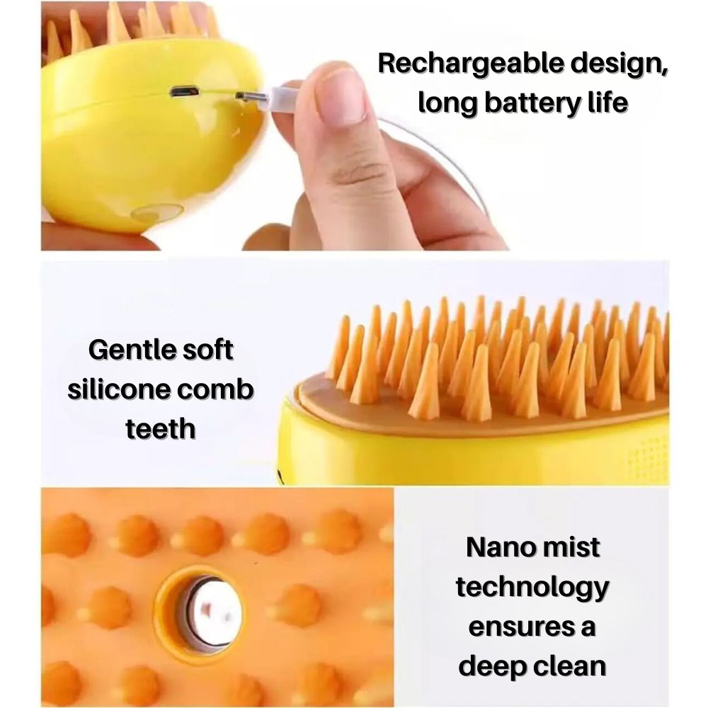 PurrSpa™ Steamy Cat Brush Special Offer