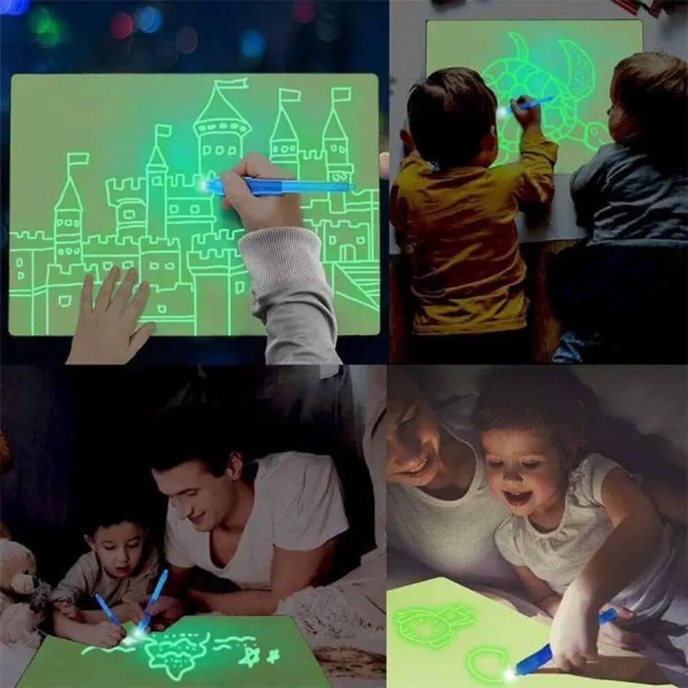 BrightMinds™ Magic Light-Up Drawing Pad
