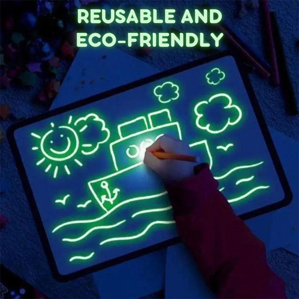 BrightMinds™ Magic Light-Up Drawing Pad