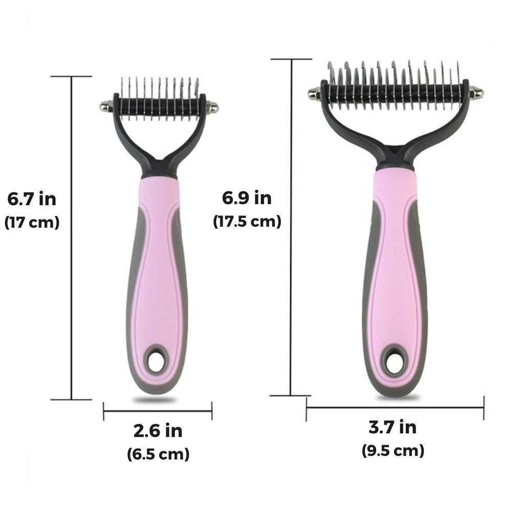 PetRake™ 2 Sided Undercoat Rake For Dogs And Cats