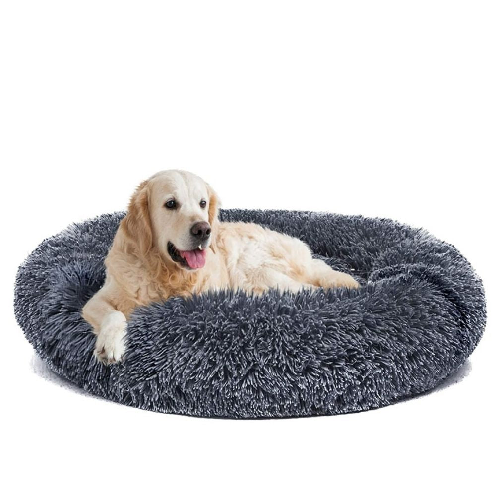 Fluffy Calming Pet Bed For Dogs And Cats