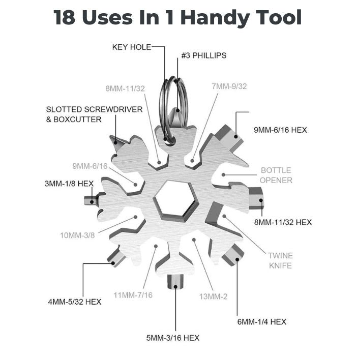Snowflake Tool™ 18-IN-1