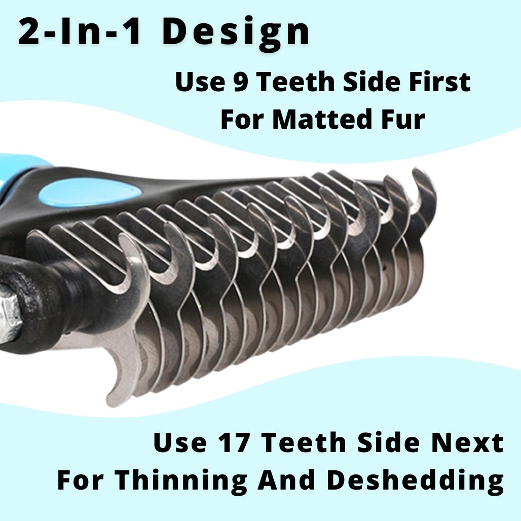 PetRake™ Professional Deshedding Tool For Dogs And Cats