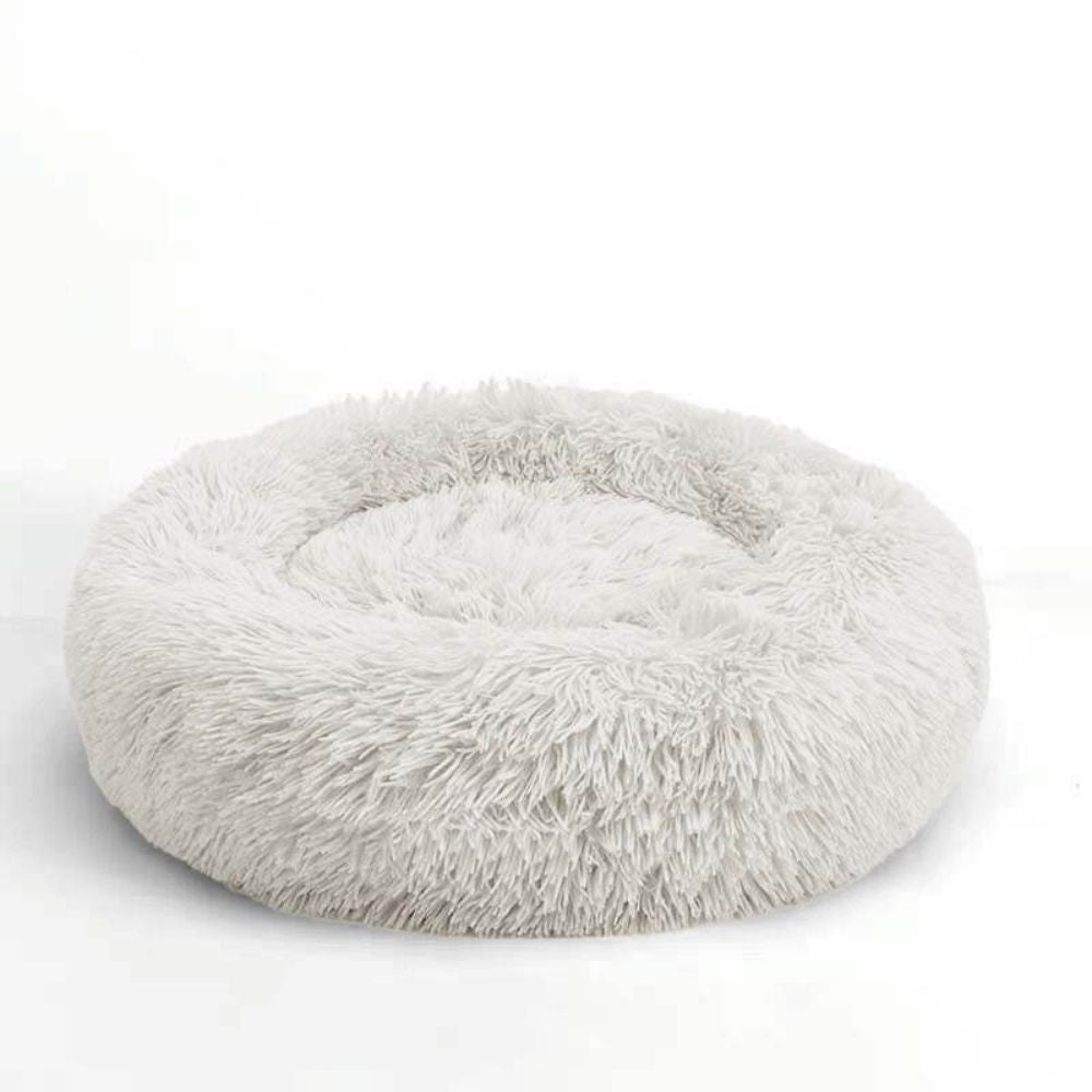 Fluffy Calming Pet Bed For Dogs And Cats
