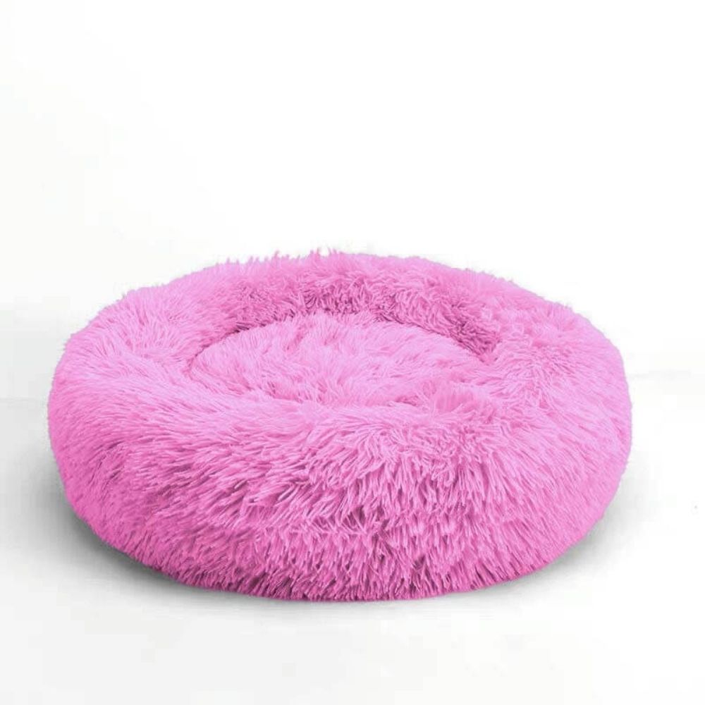 Fluffy Calming Pet Bed For Dogs And Cats