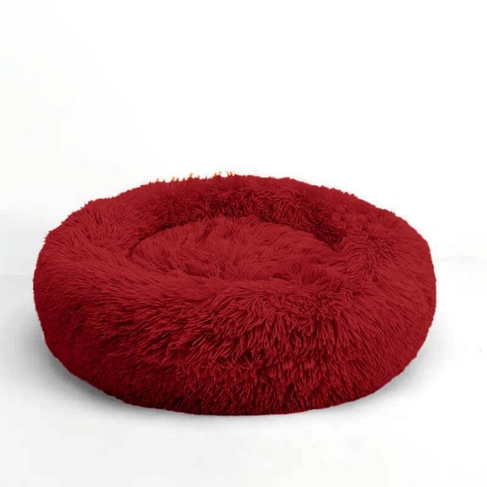 Fluffy Calming Pet Bed For Dogs And Cats