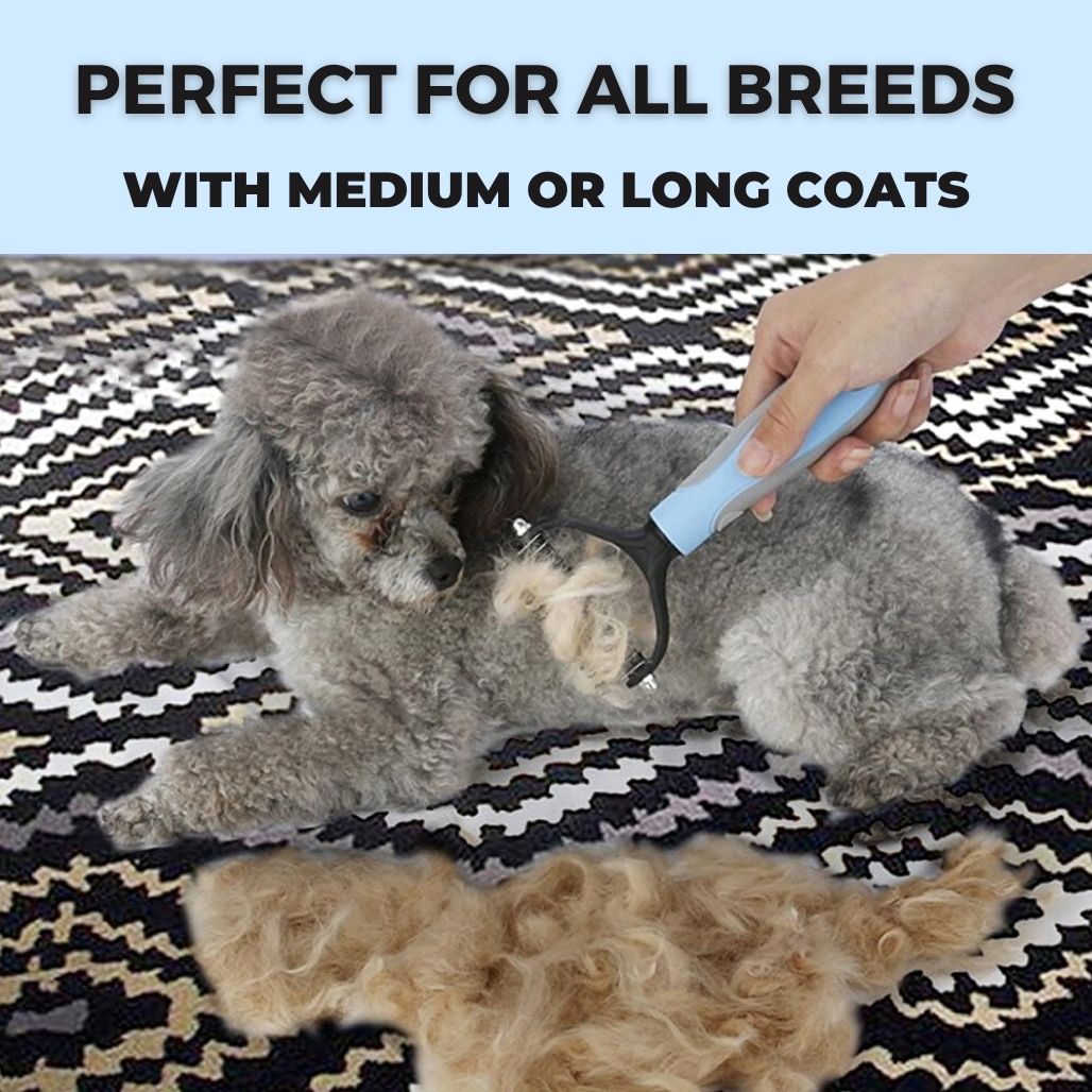 PetRake™ 2 Sided Undercoat Rake For Dogs And Cats