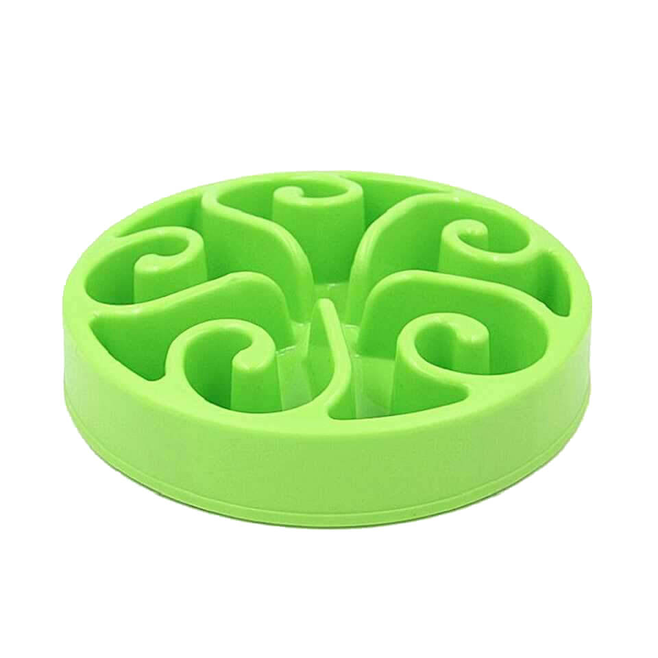 Anti-Gulp Slow Feeder Dog Bowl