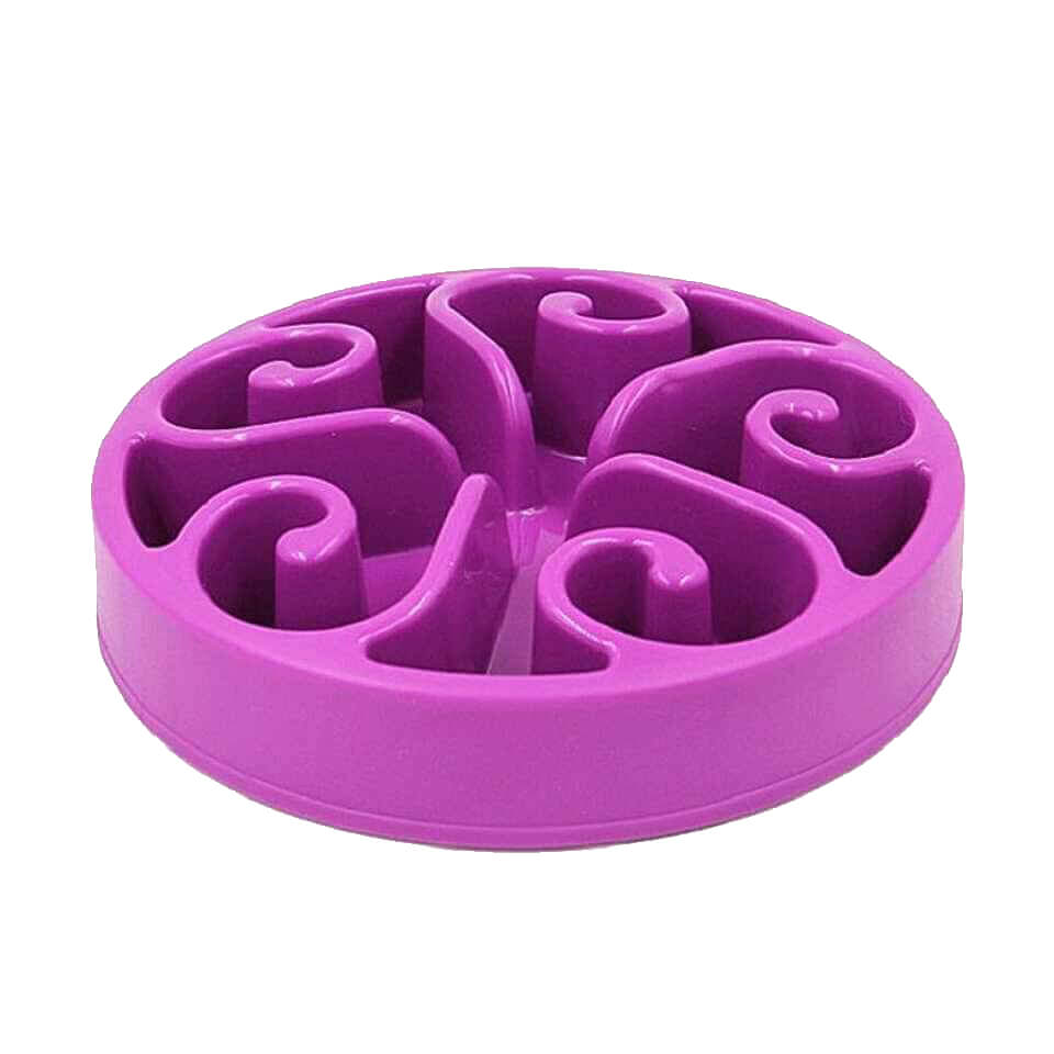 Anti-Gulp Slow Feeder Dog Bowl