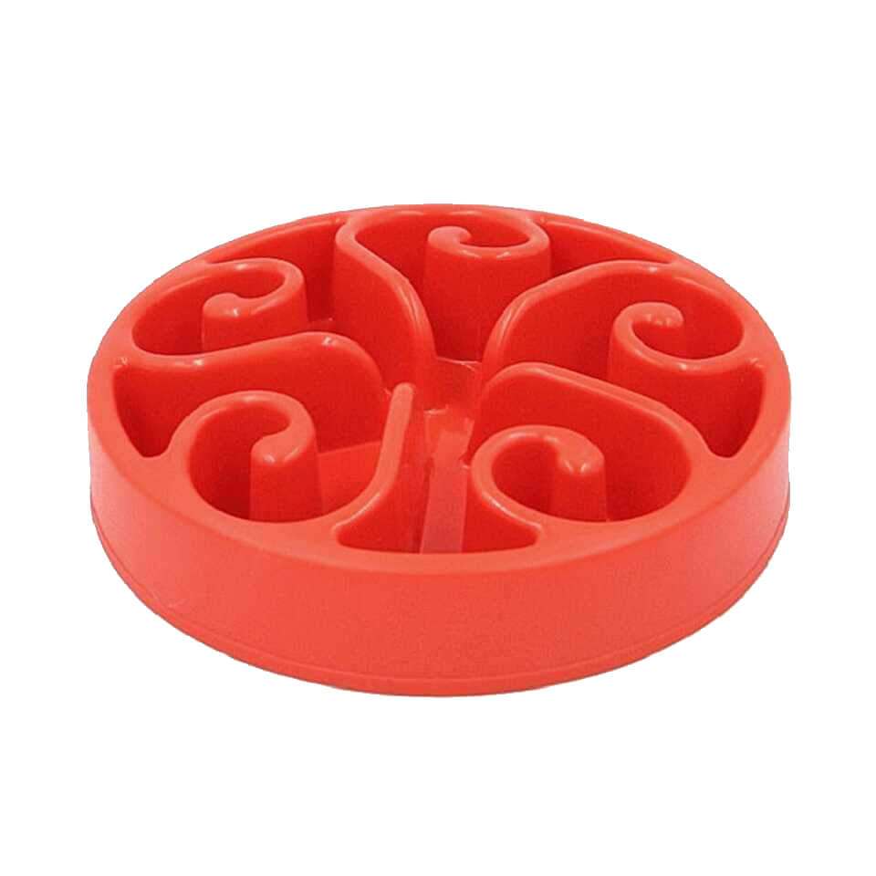Anti-Gulp Slow Feeder Dog Bowl