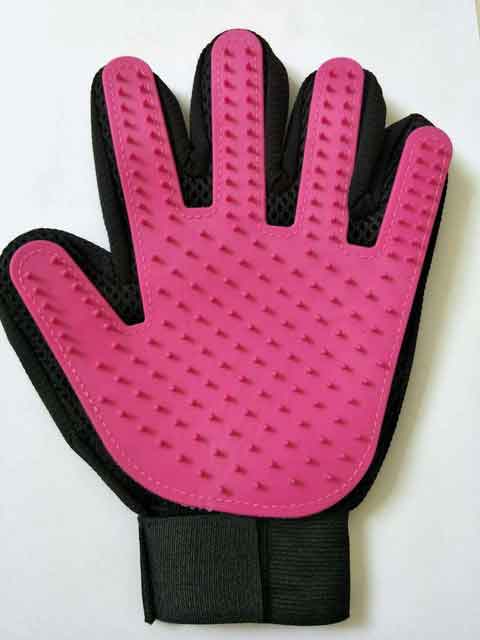 Gentle Grooming Glove discount fur hair clean brush