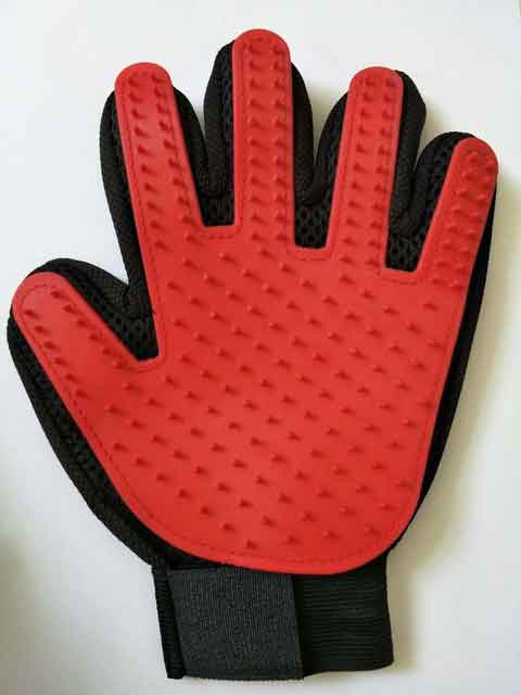 Gentle Grooming Glove discount fur hair clean brush