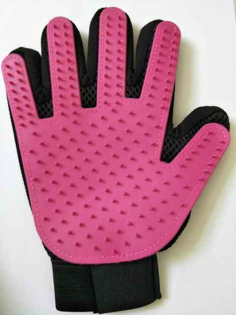 Gentle Grooming Glove discount fur hair clean brush