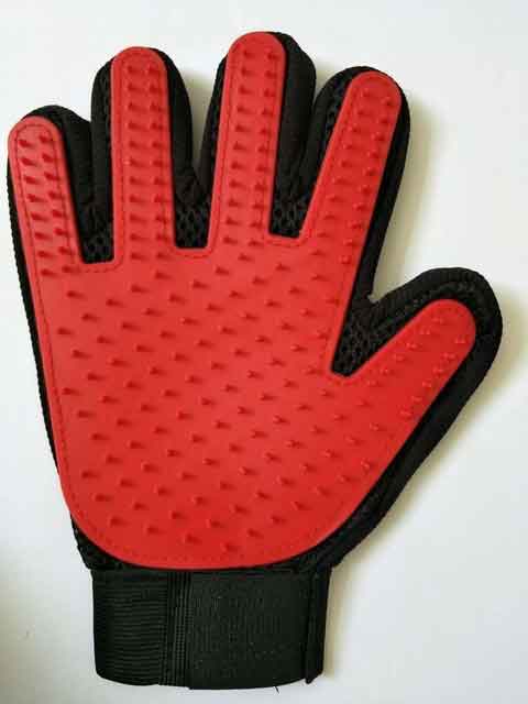 Gentle Grooming Glove discount fur hair clean brush