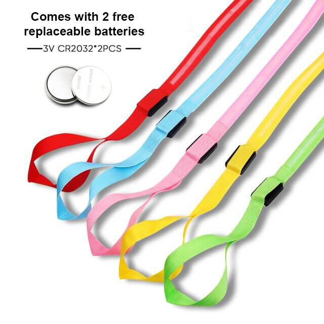 Luminous LED Leash And Collar safe at night colors high quality nylon size medium large