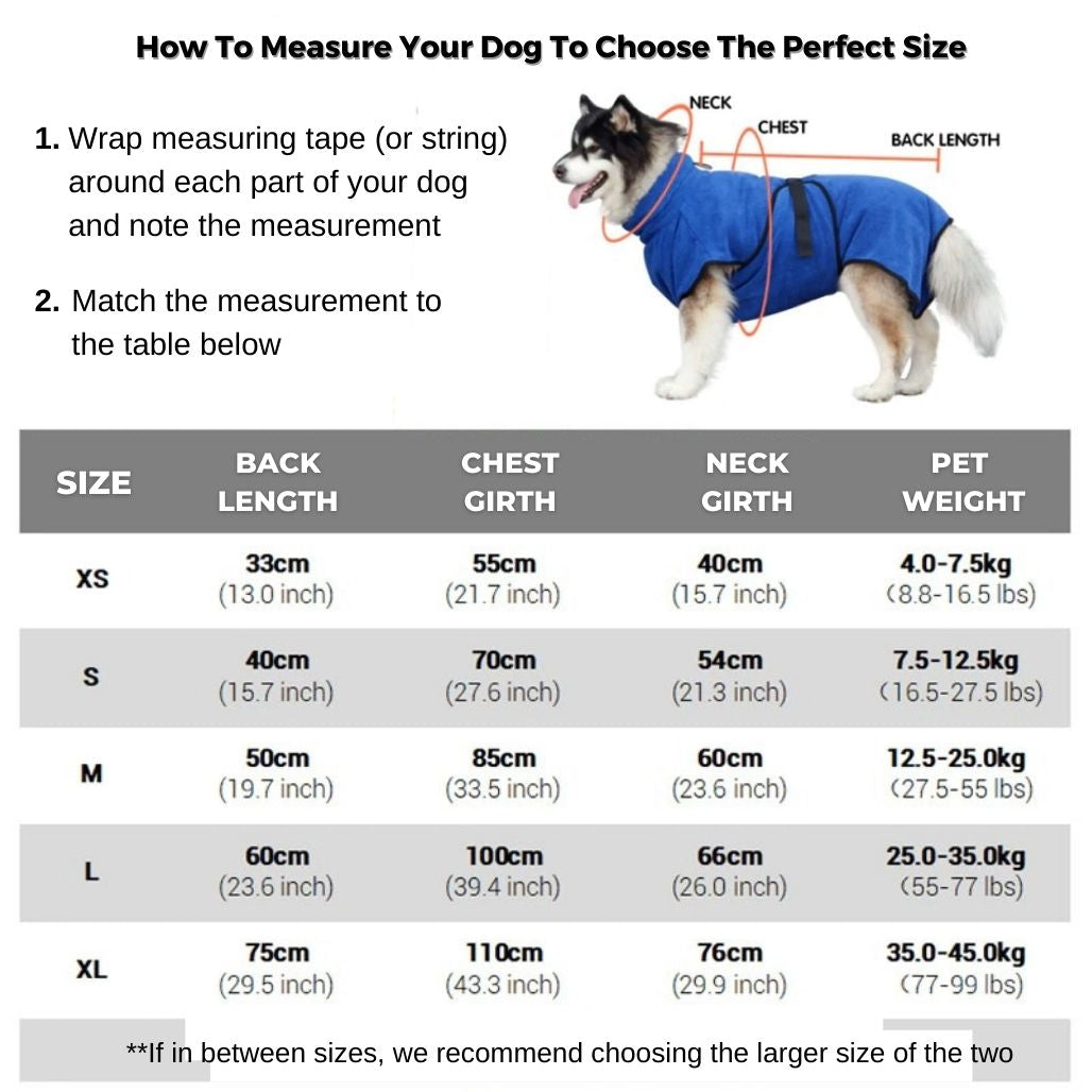Super Absorbent Pet Bathrobe