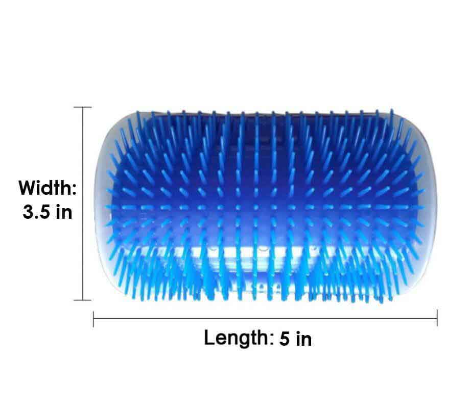 discount Magic Cat Self Grooming Brush (With Catnip!) blue gray green pink baby blue black burgundy teal orange