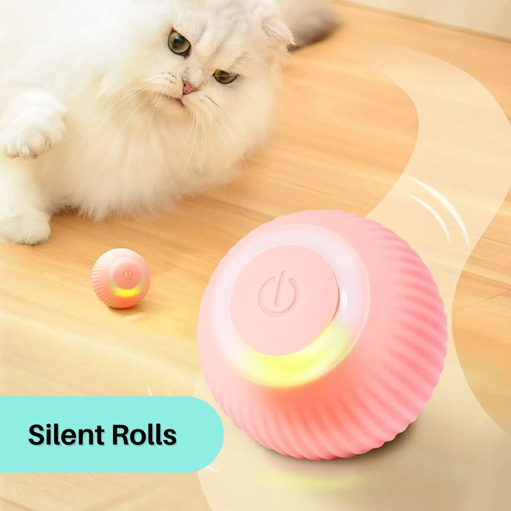 PurrPlay™ Interactive Cat Rolling Ball