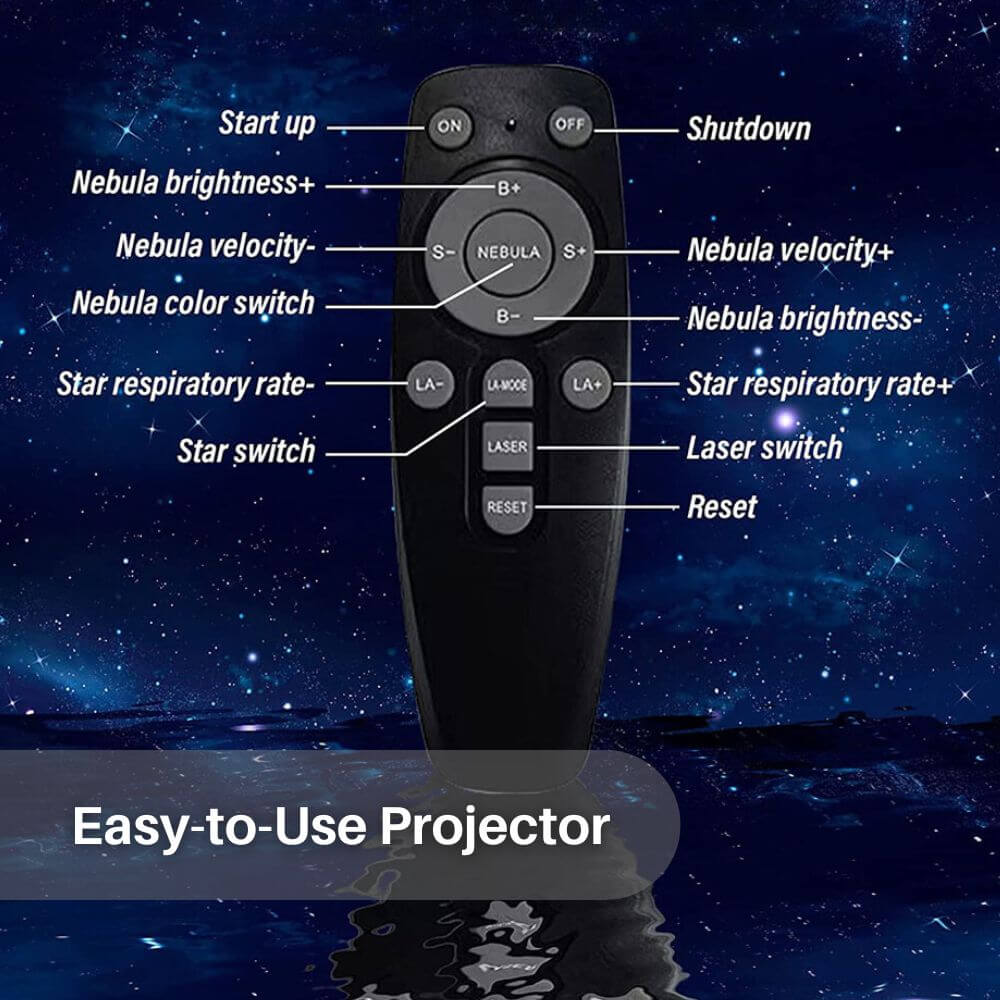 AstroGlow™ Cosmic Light Show Projector