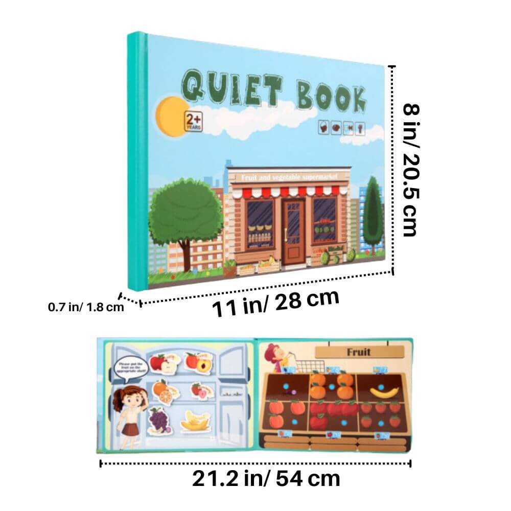 SkillSprout™ Engaging Quiet Book