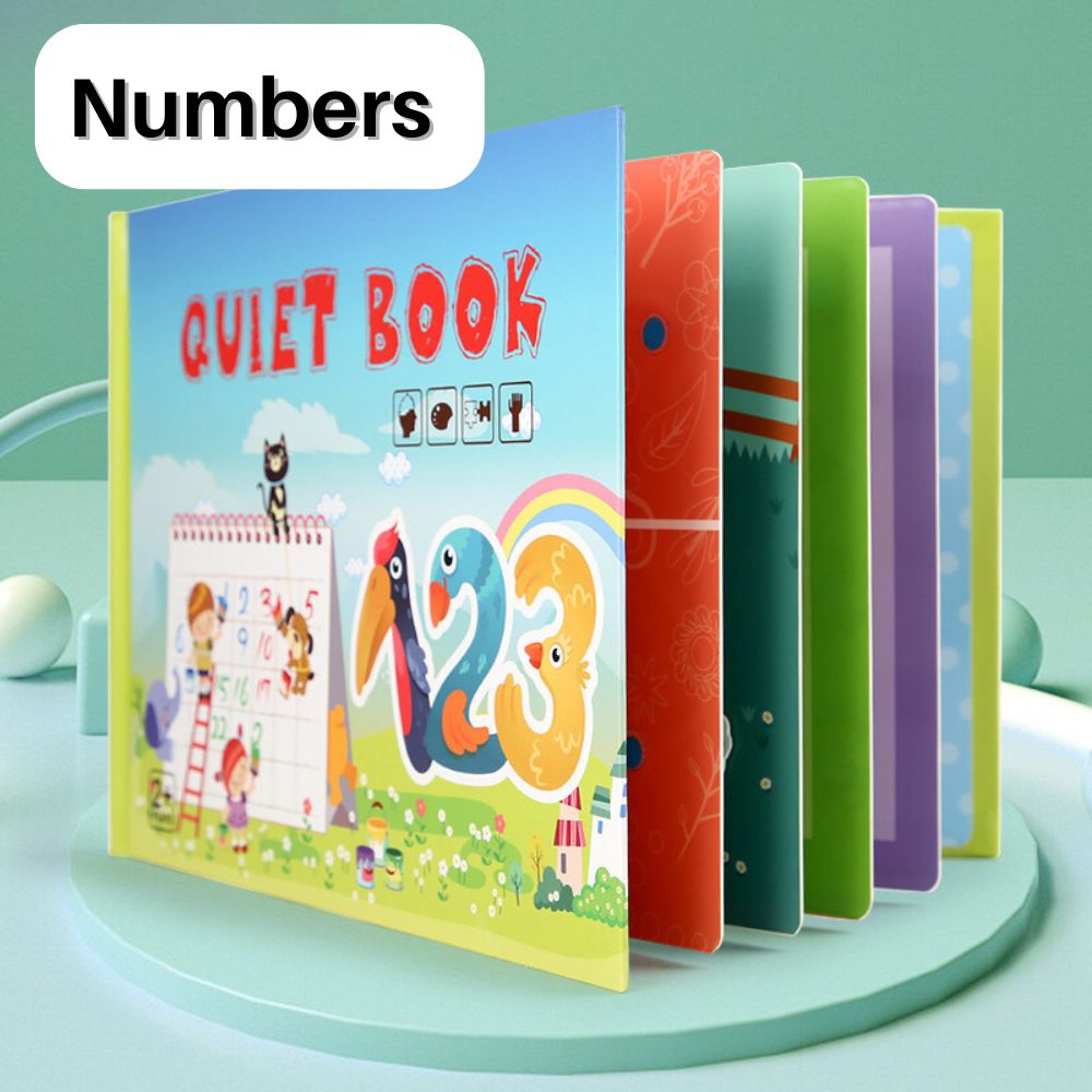 SkillSprout™ Engaging Quiet Book