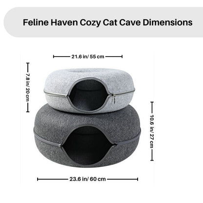 Feline Haven™ Cozy Cat Cave