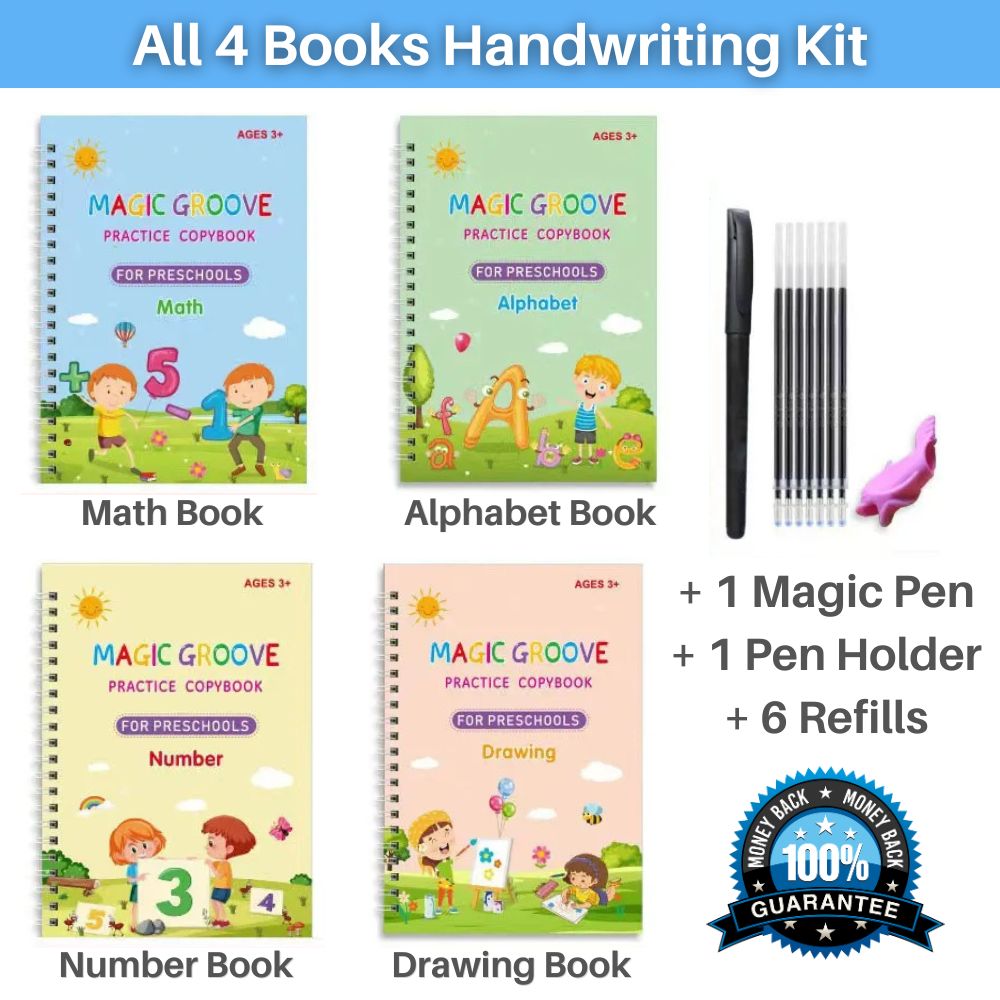 Magic Groove™ Handwriting Practice Kit For Kids