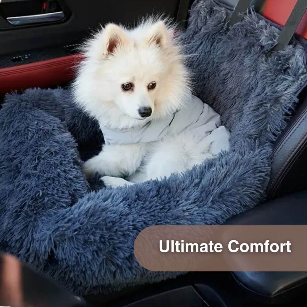 LuxPaw™ Calming Protecting Car Bed For Dogs And Cats