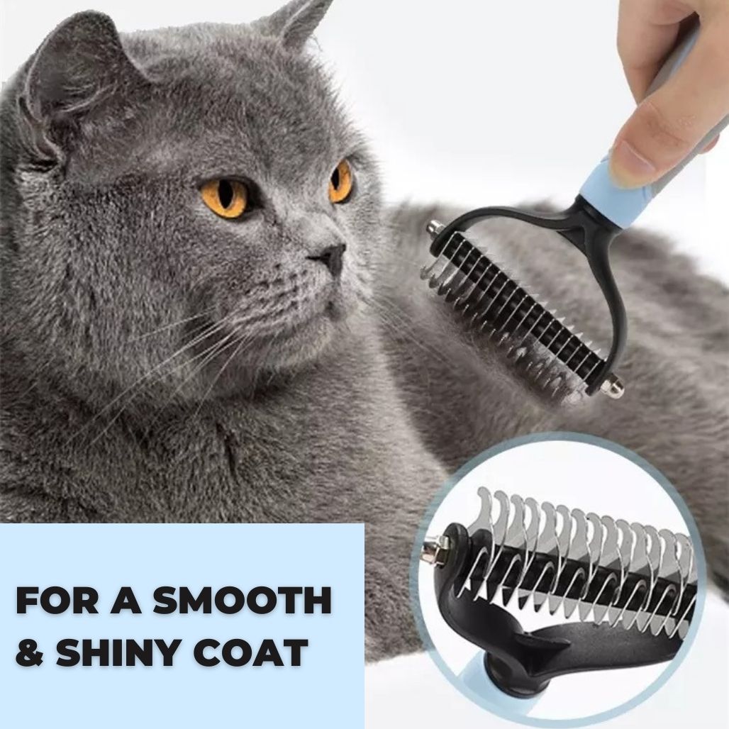 PetRake™ 2 Sided Undercoat Rake For Dogs And Cats