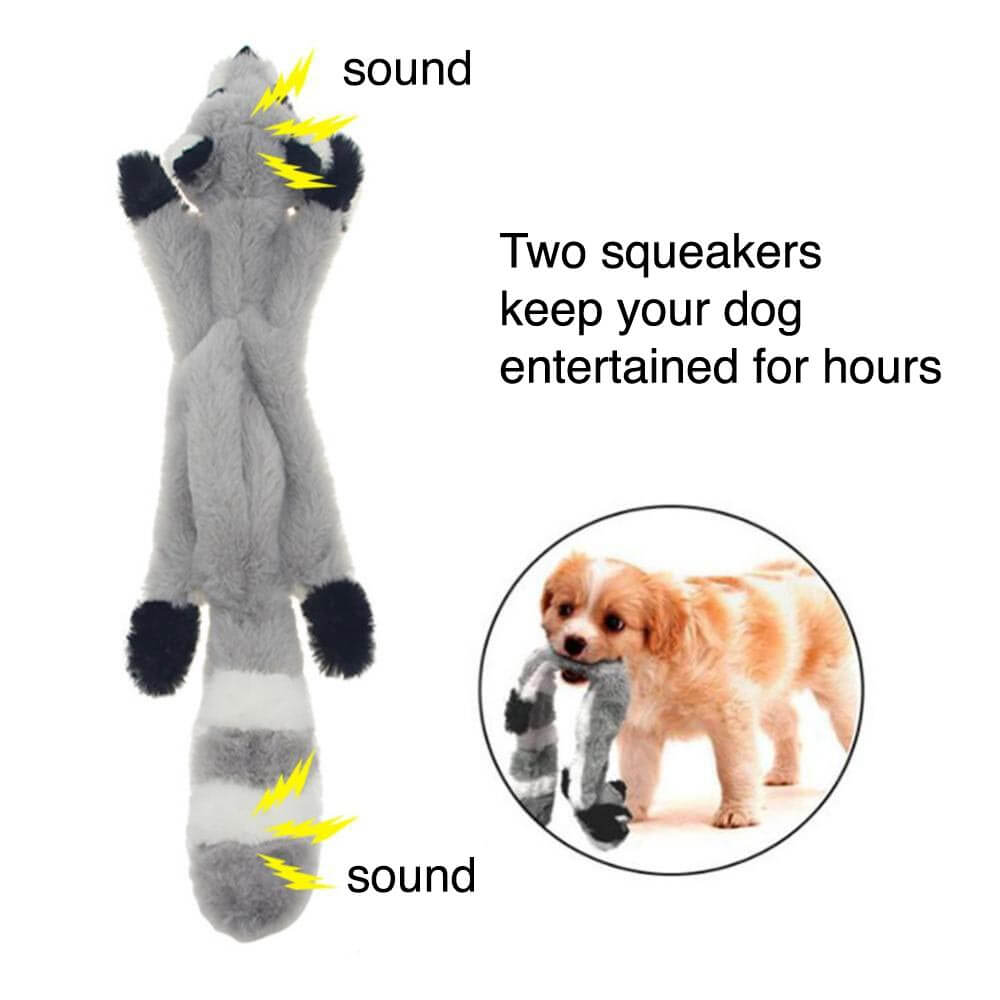 Plush Mess-Free Squeaky Toy