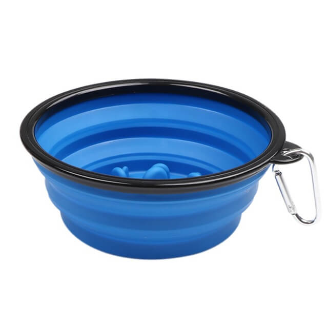 thumbnail image 2 of Aonkey Collapsible Dog Bowls With Bottle Carrier, 2 Pack Travel Dog Water Bowl Upgraded Carabiner, One-Piece Molded Rim No Fall Off Or Crack, Foldable 2 of 11