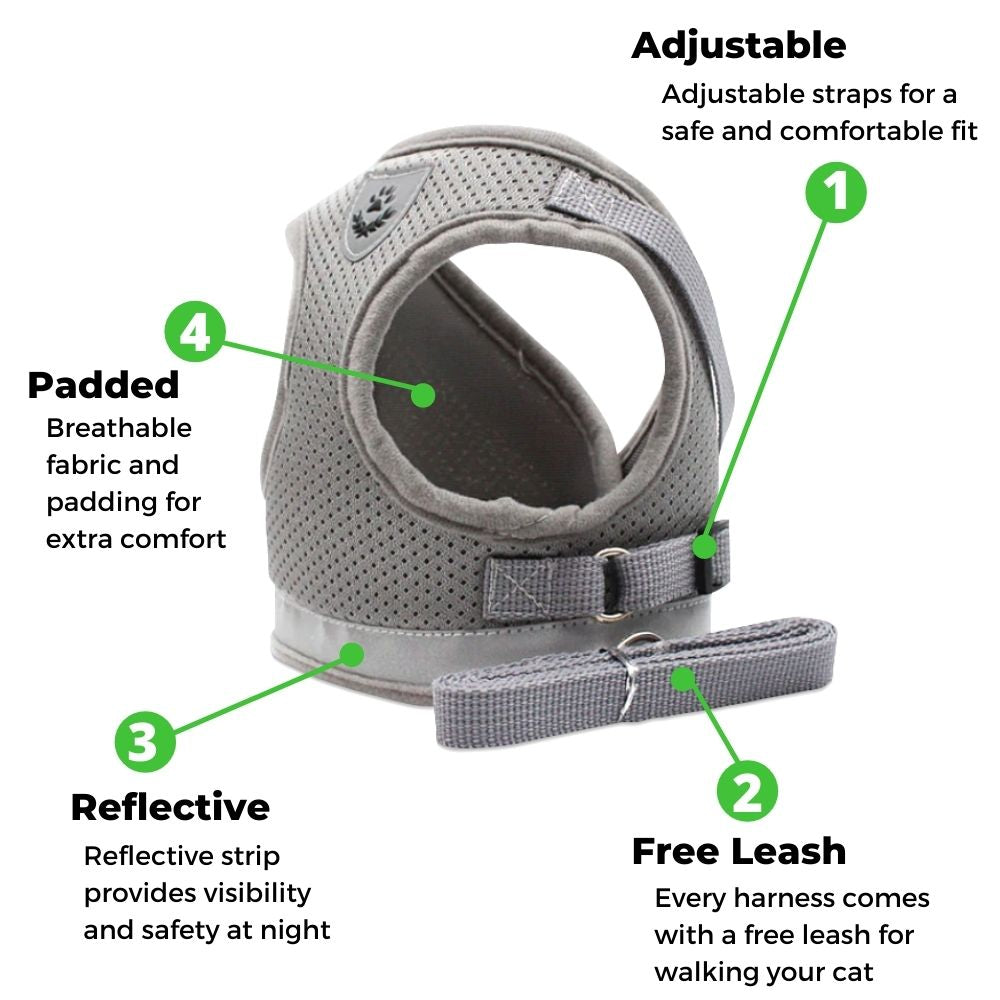 EasyWalk™ Cat Harness and Leash Set