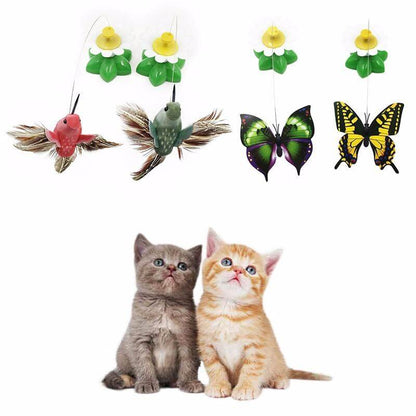 Interactive Bird and Butterfly Cat Toy fun play